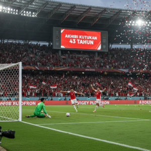 Timnas Indonesia Sikat Arab Saudi 2-0, Akhiri Kutukan 43 Tahun