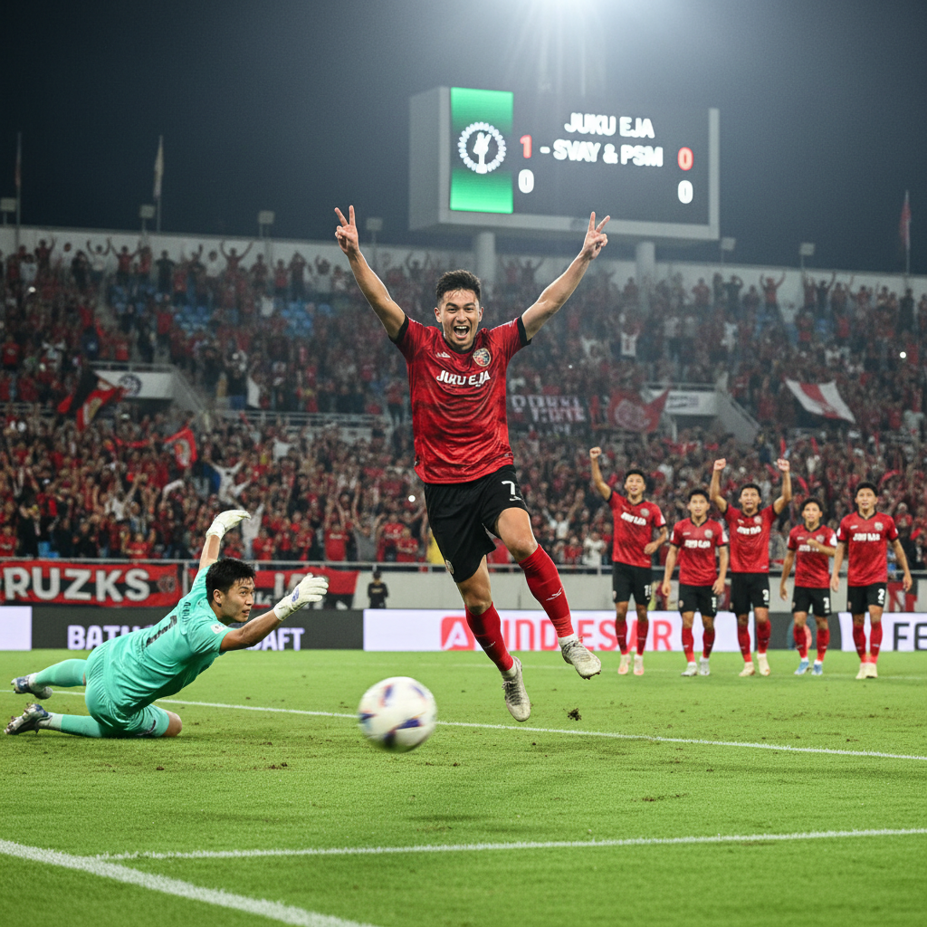 Nermin Cetak Gol Cepat, Juku Eja Unggul 1-0 vs Svay & PSM
